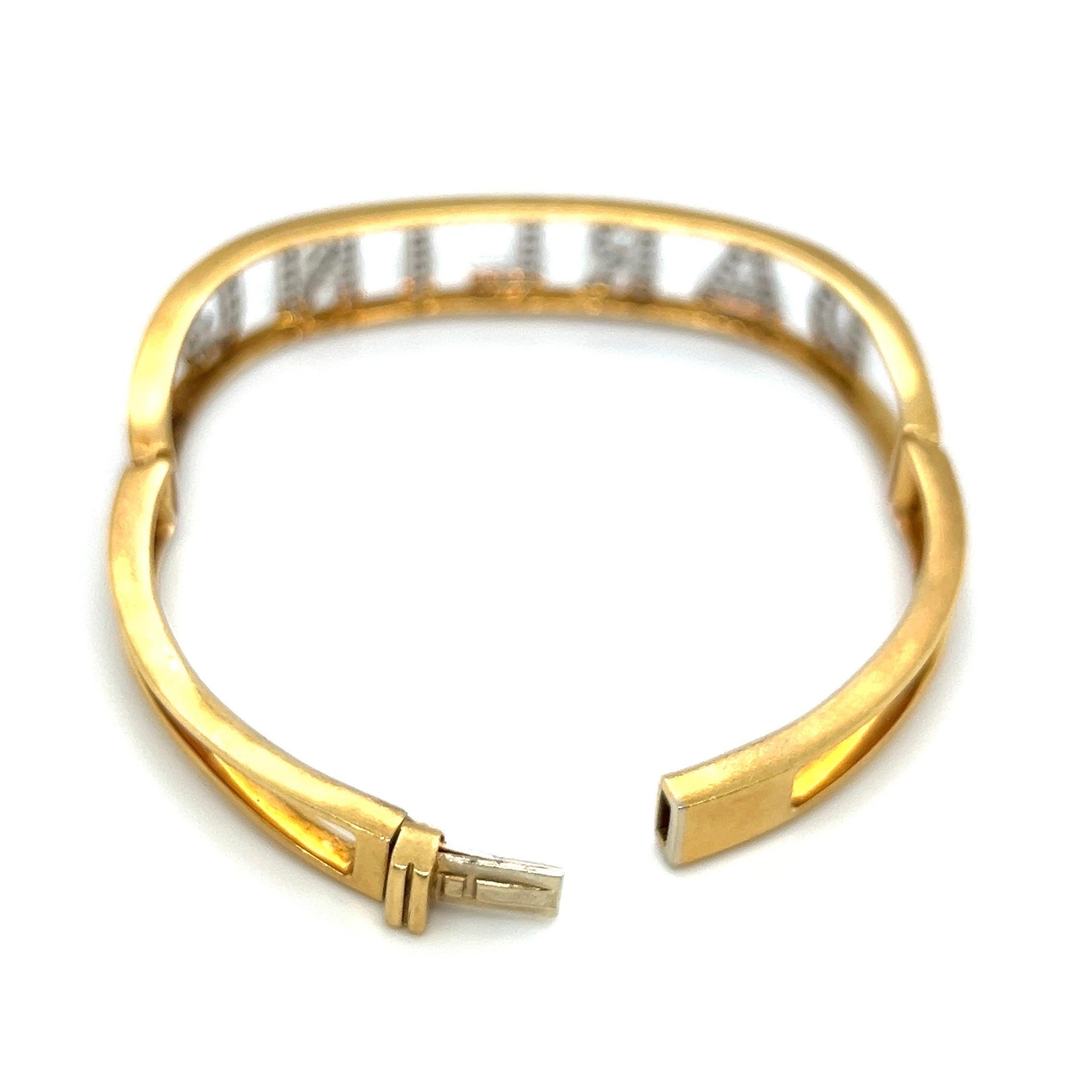 Women's or Men's 18 Karat Gold and Diamond 