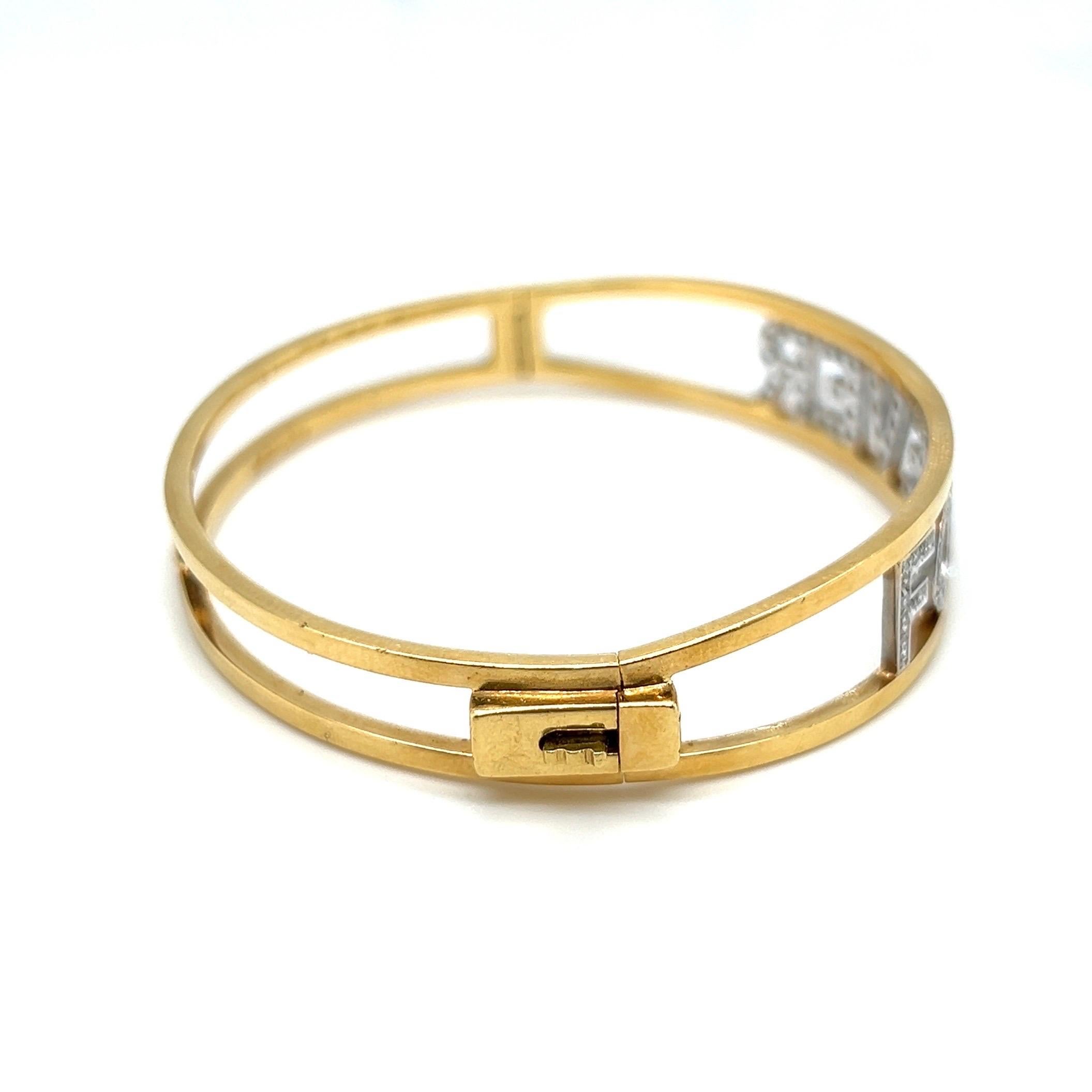 18 Karat Gold and Diamond 