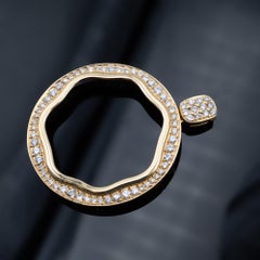 Collier pendentif en or 18 carats et diamants