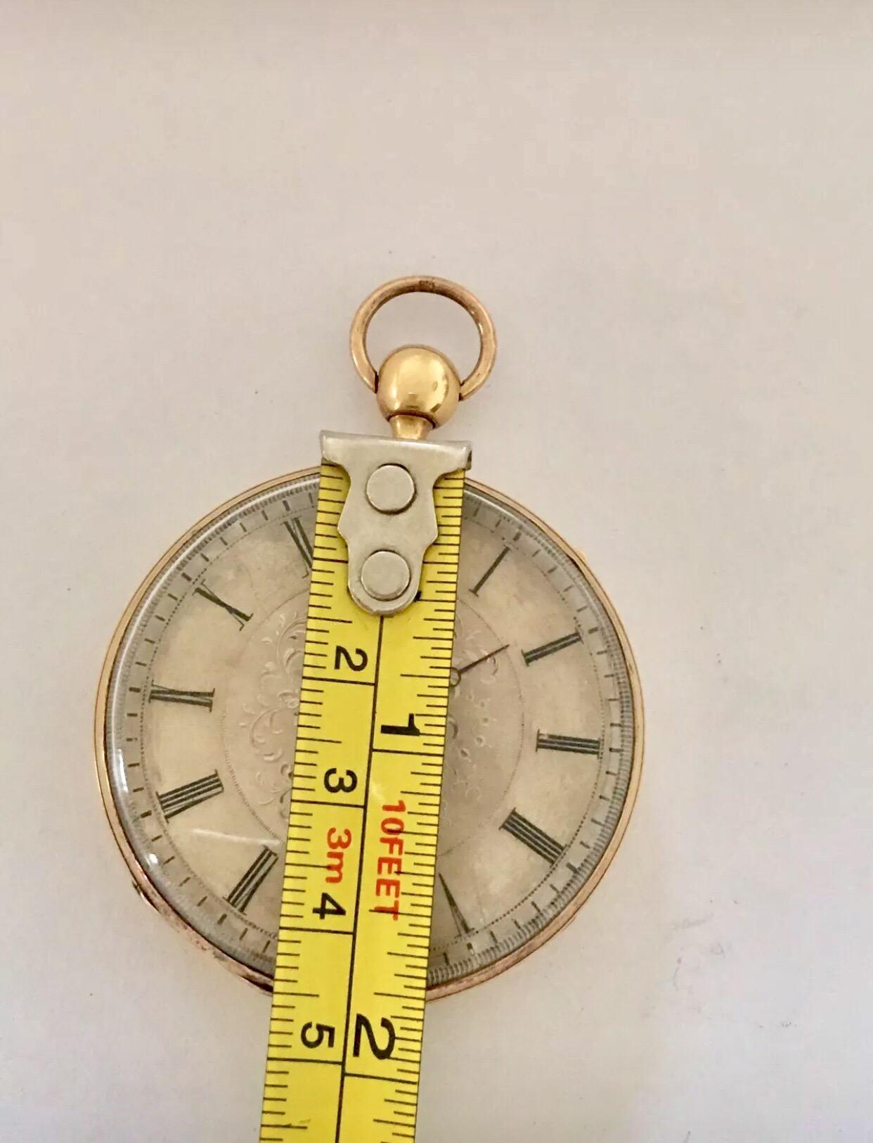 18 Karat Gold Antique Quarter Repeater Pocket Watch For Sale 3