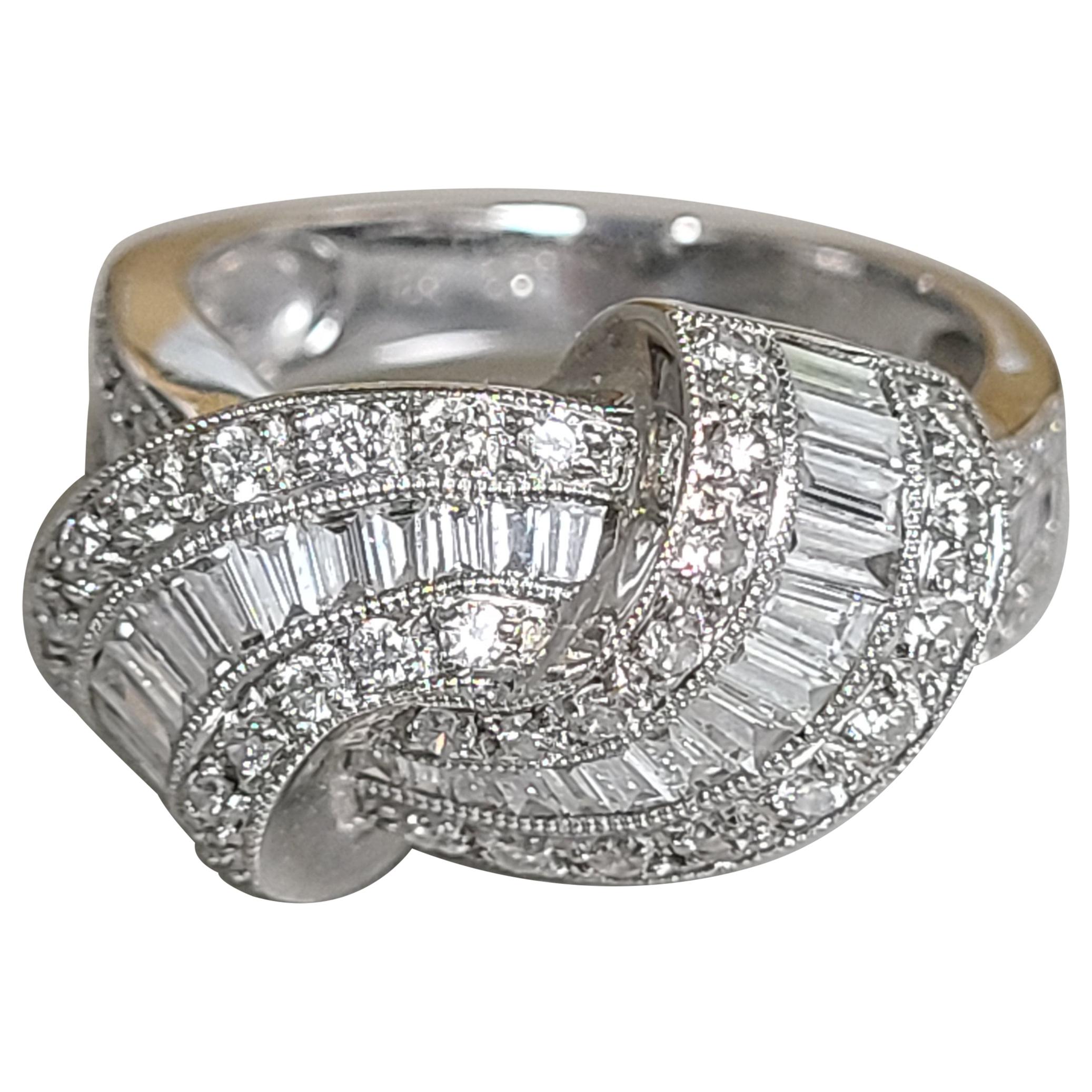 18 Karat Gold Art Deco Diamond Ring