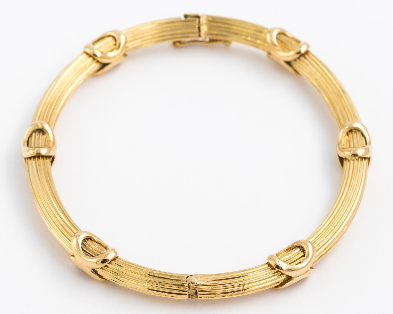 Women's 18 Karat Gold Bangle Bracelet