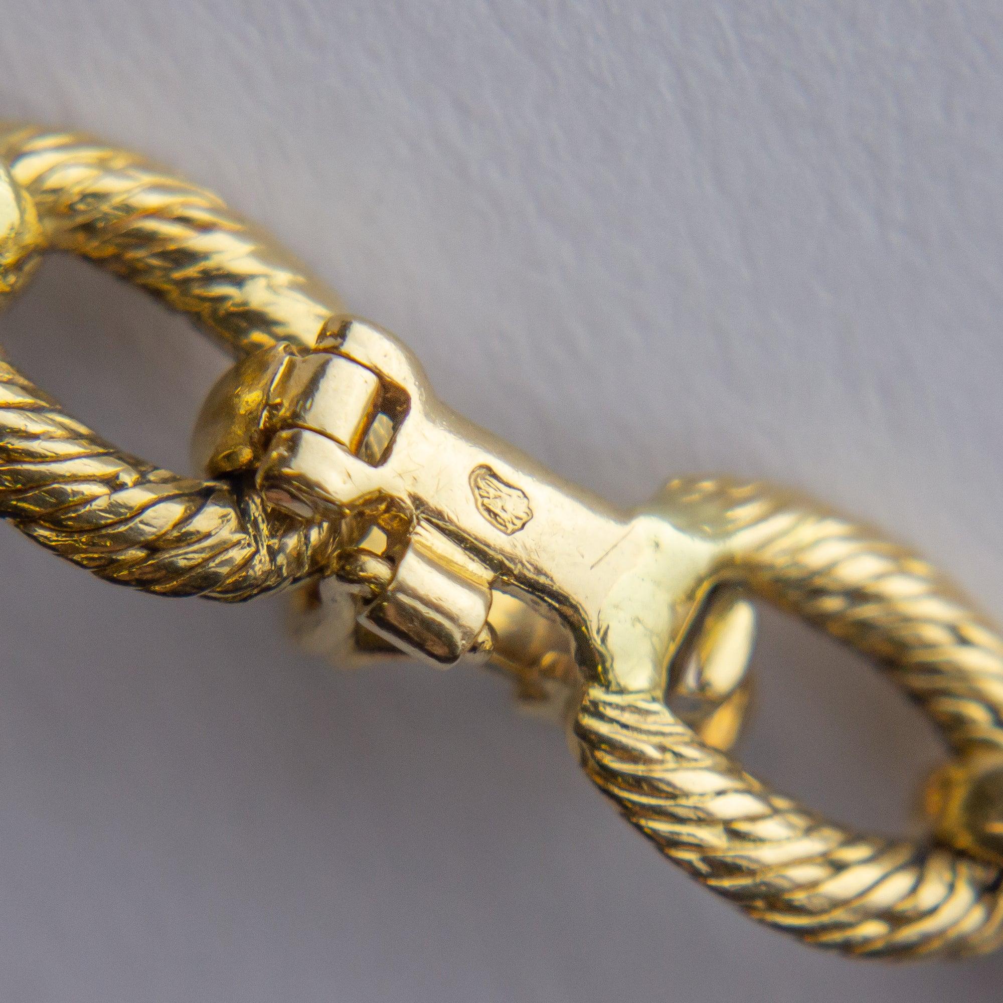 Women's or Men's 18 Karat Gold Bracelet by Georges L'Enfant for Tiffany & Co.