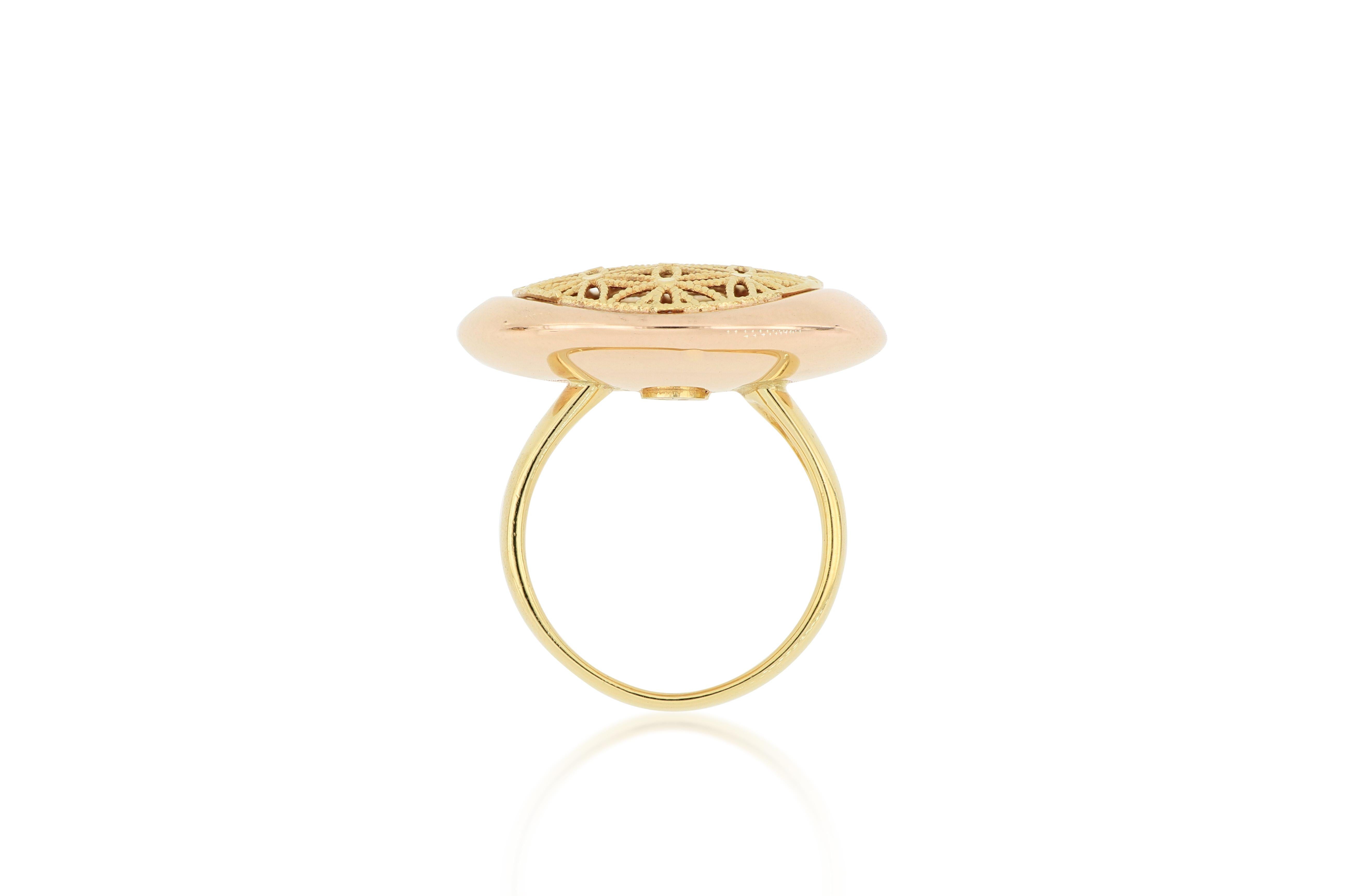 Women's 18 Karat Gold Cocktail Ring