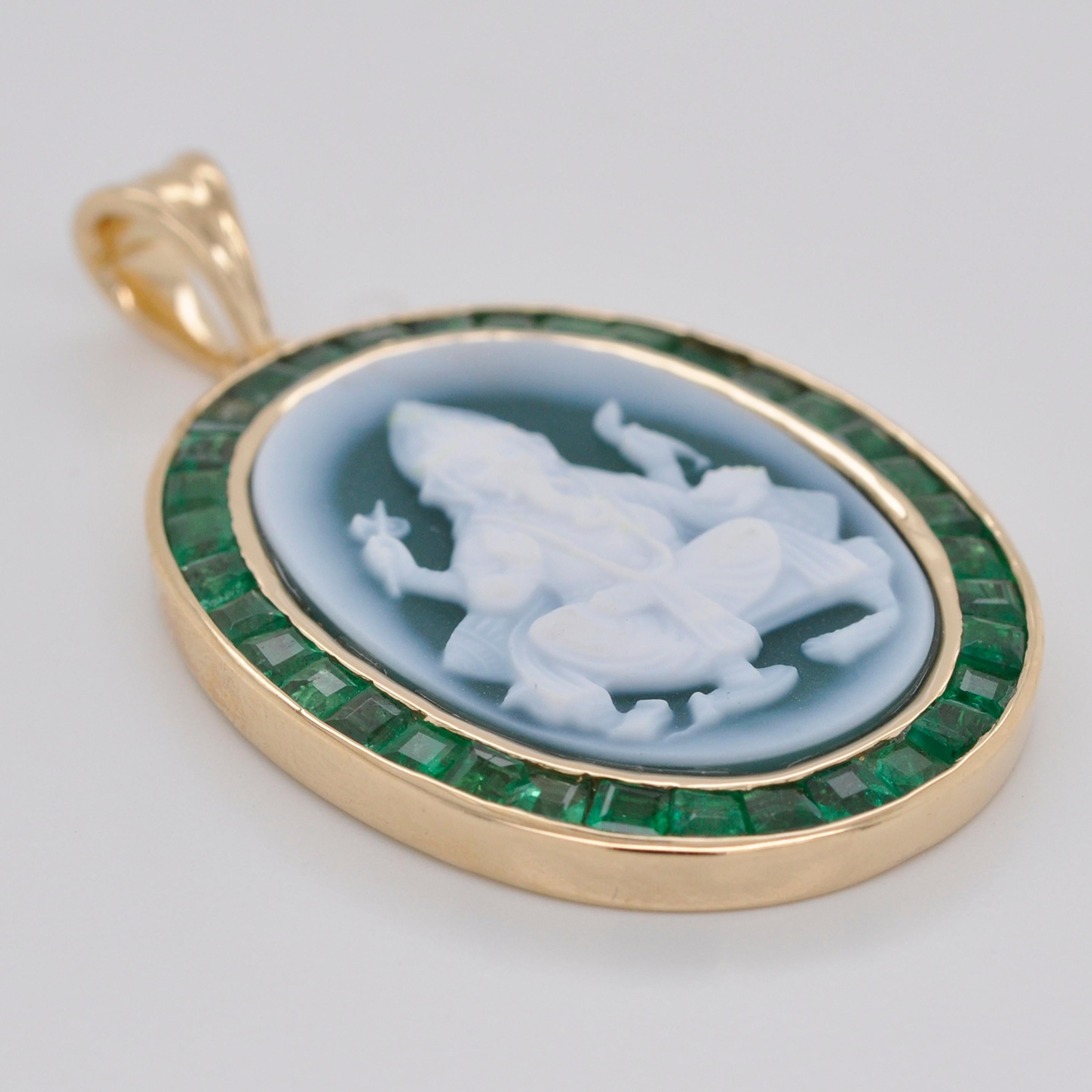jade ganesha pendant