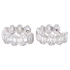 18 Karat Gold Diamant-Ohrringe