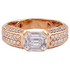 Verlobungsring aus 18 Karat Gold mit Diamant