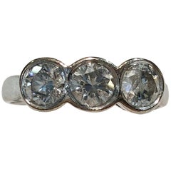 Vintage 18 Karat Gold Diamond Ring