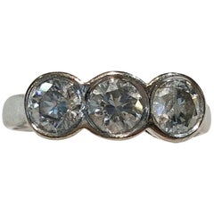 18 Karat Gold Diamant-Ring