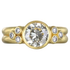 Bague en or 18 carats avec diamant