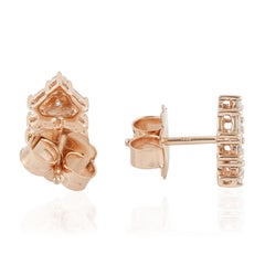 Orecchini con diamante in oro 18 carati