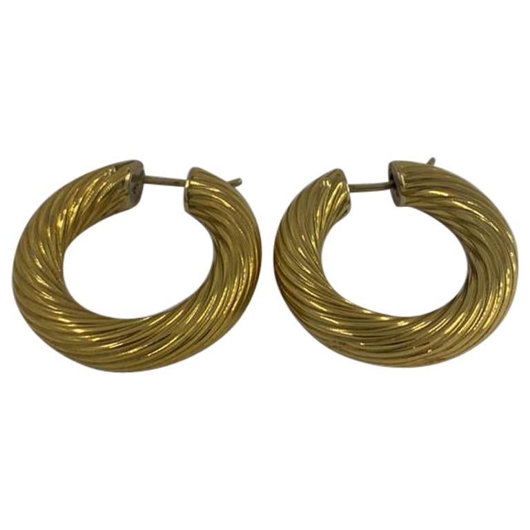 18 Karat Gold Earrings