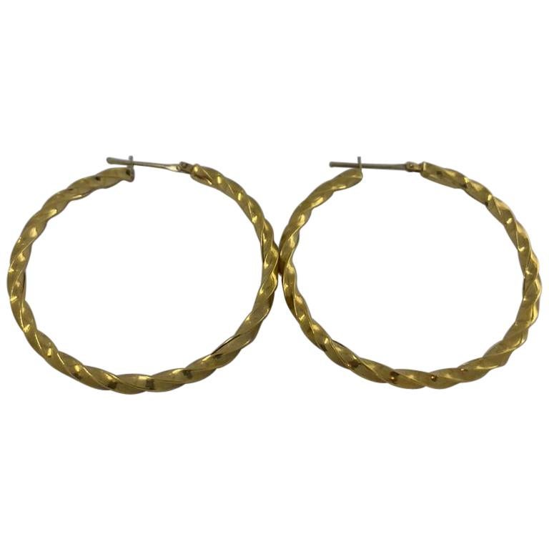 18 Karat Gold Earrings For Sale at 1stDibs