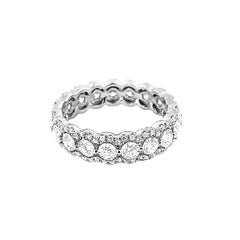 Anillo de Diamantes Elegante de Oro de 18 Kilates