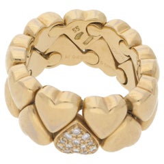18 Karat Gold Expanding Cartier Heart Ring
