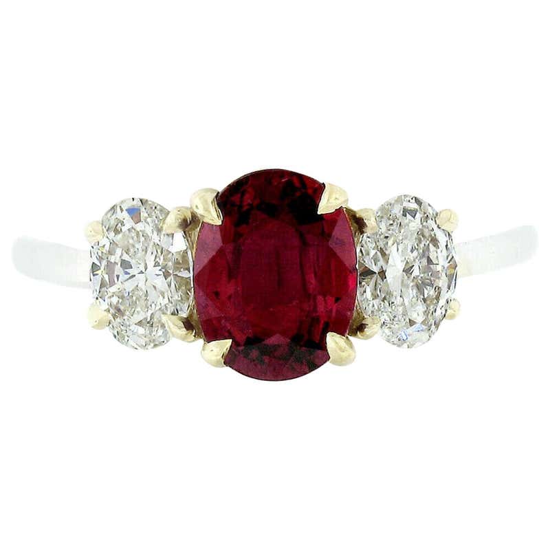 Red Stone Gold Ring - 2,475 For Sale on 1stDibs | gold ring with red ...