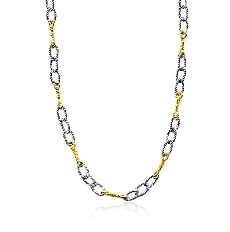 18 Karat Gold Handmade Chain For Sale at 1stDibs