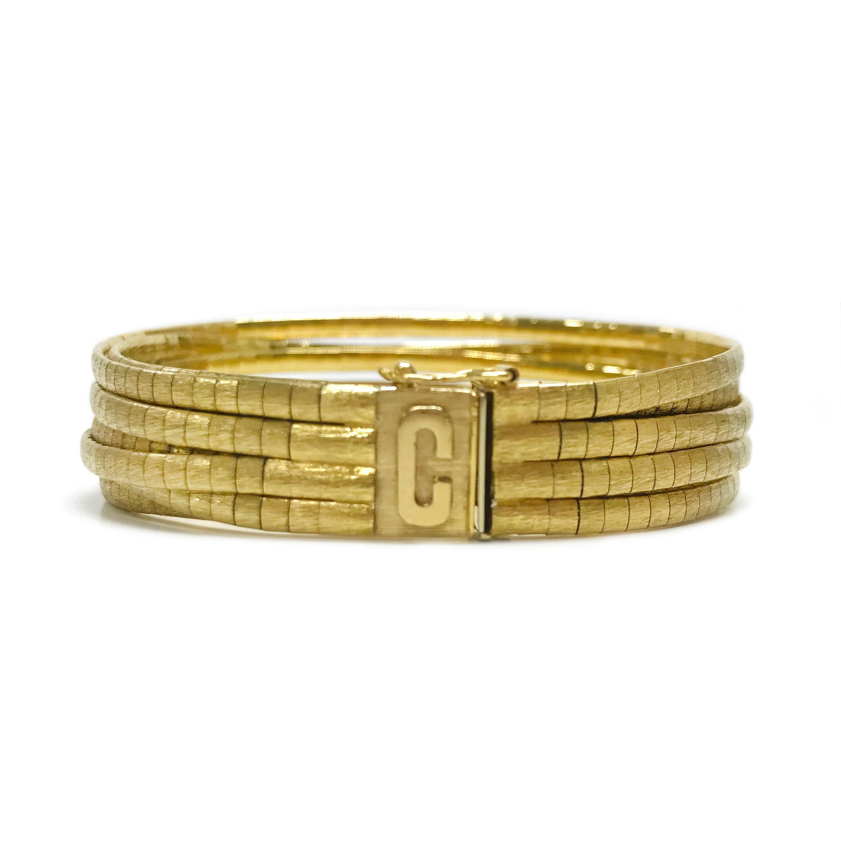 18k italian gold bracelet