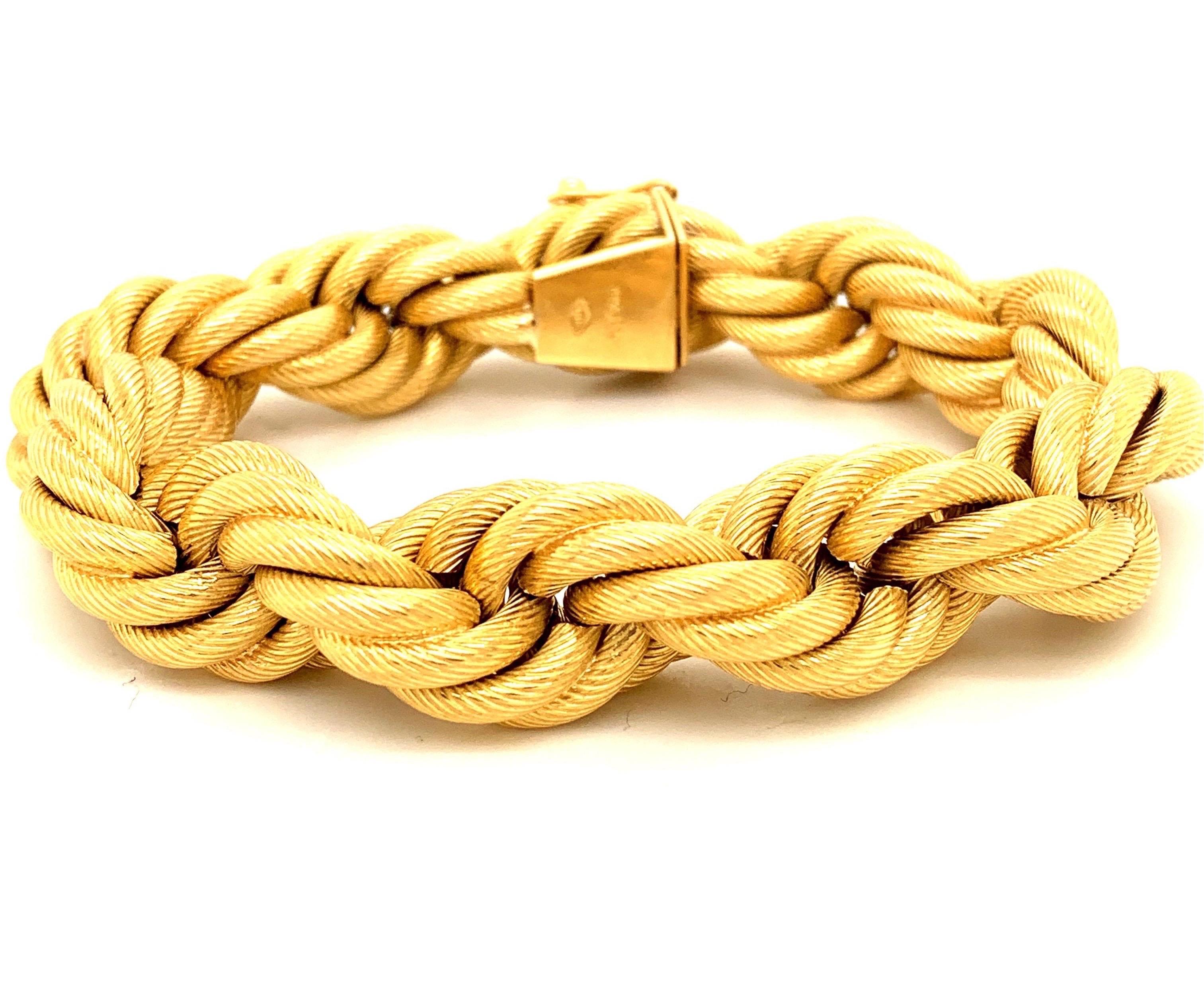 rope gold bracelet