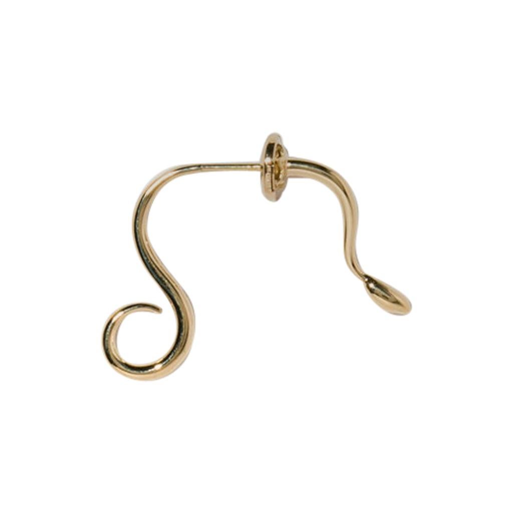 Milamore Fine Jewelry 18 Karat Gold Leo Earring For Sale