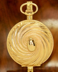 18 Karat Gold limited IWC Pocket Watch, Scarabaeus by Ernst Fuchs, Ref. 5420