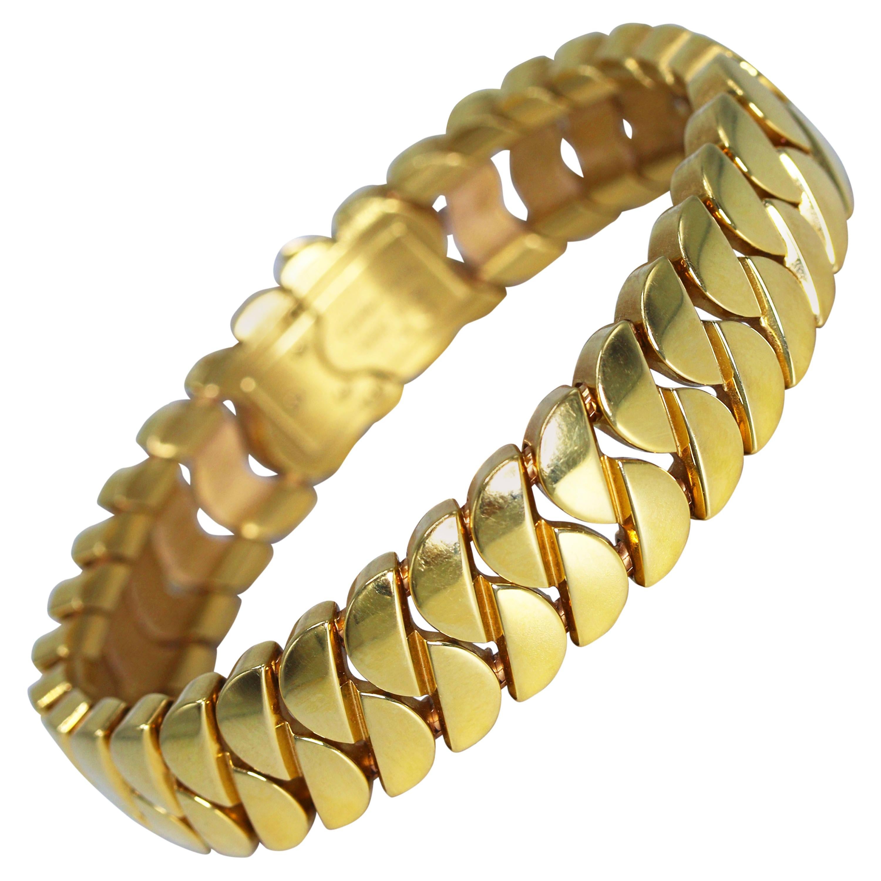 18 Karat Gold Link 'La Dona' Bracelet, Cartier