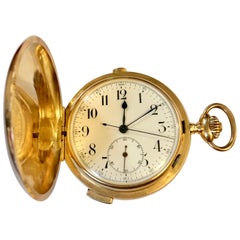 Antique 18-Karat Gold Minute Repeater Pocket Watch