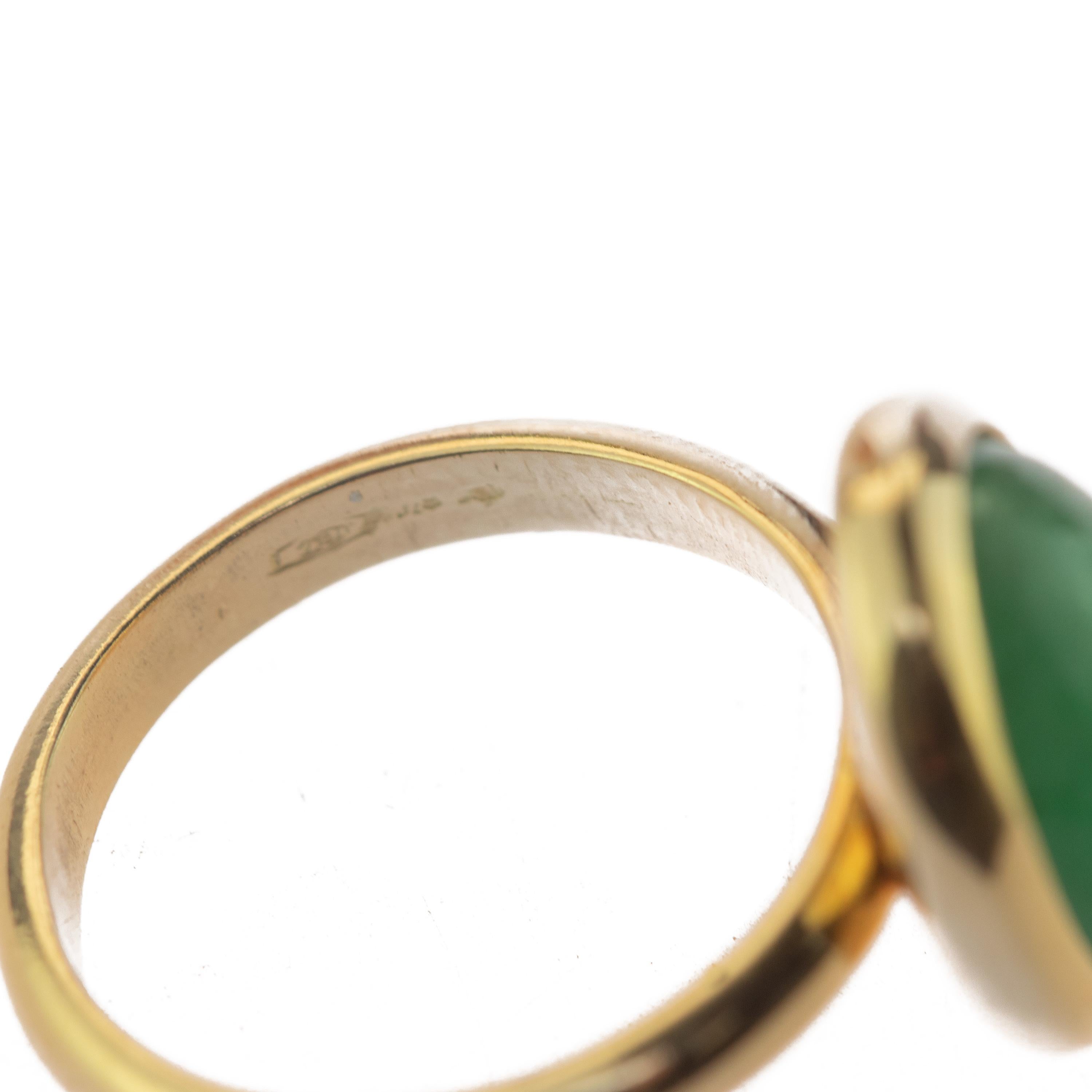 jade green rings