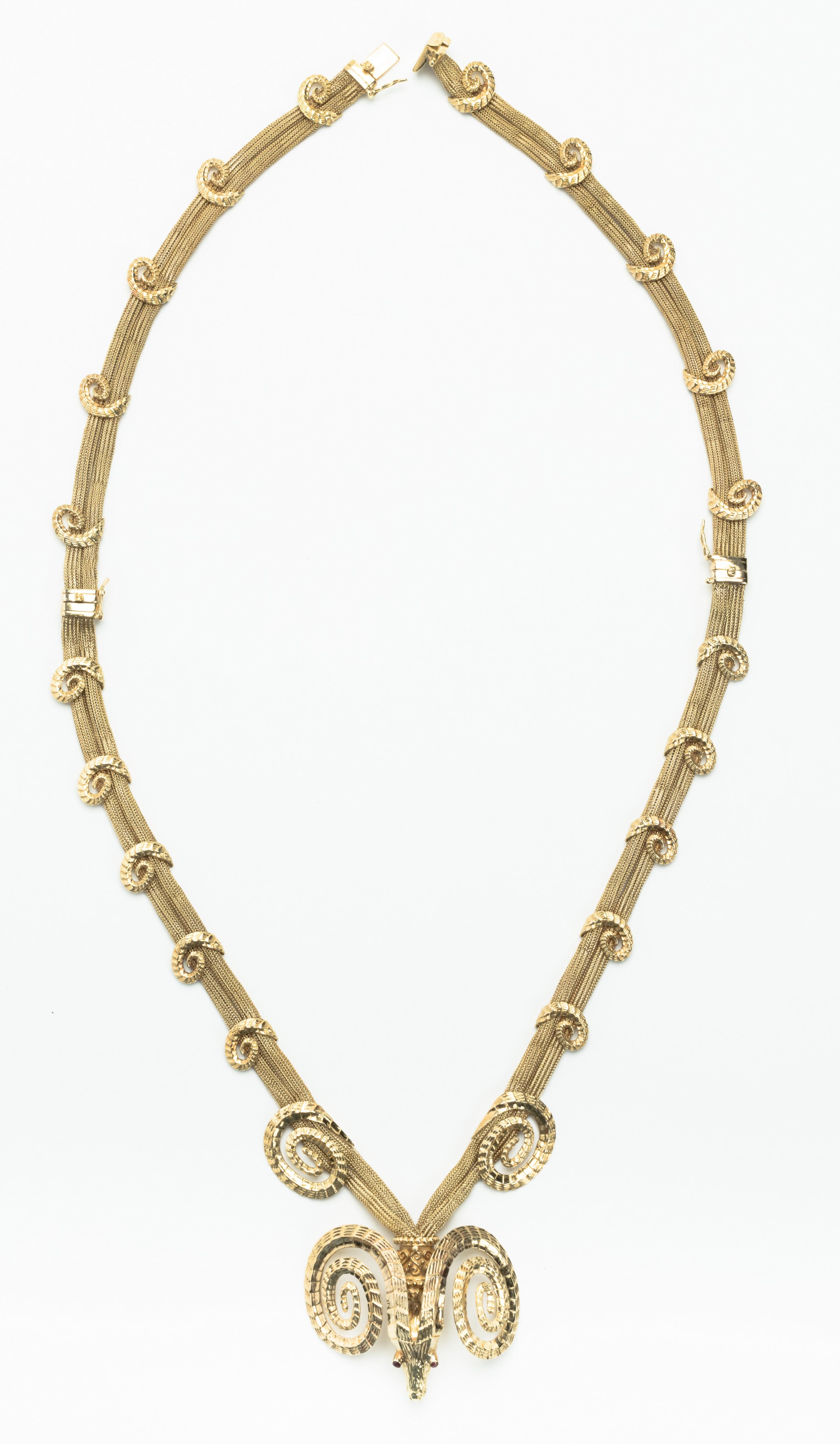 gold rope necklace mens