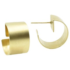 18 Karat Gold Ola Earrings-A Perfect Alternative Hoop