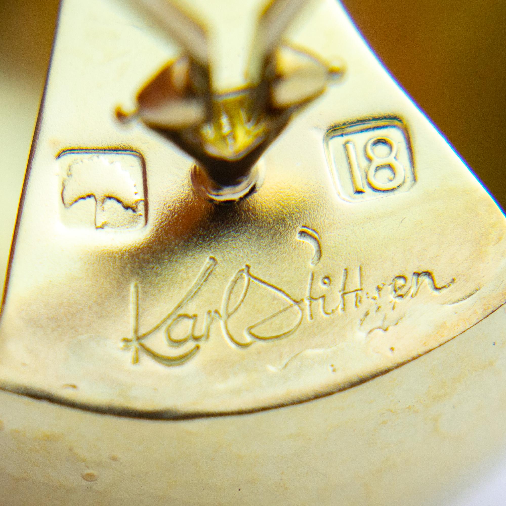 Boucles d'oreilles Orb en or 18 carats de Karl Stittgen Excellent état - En vente à Brisbane City, QLD