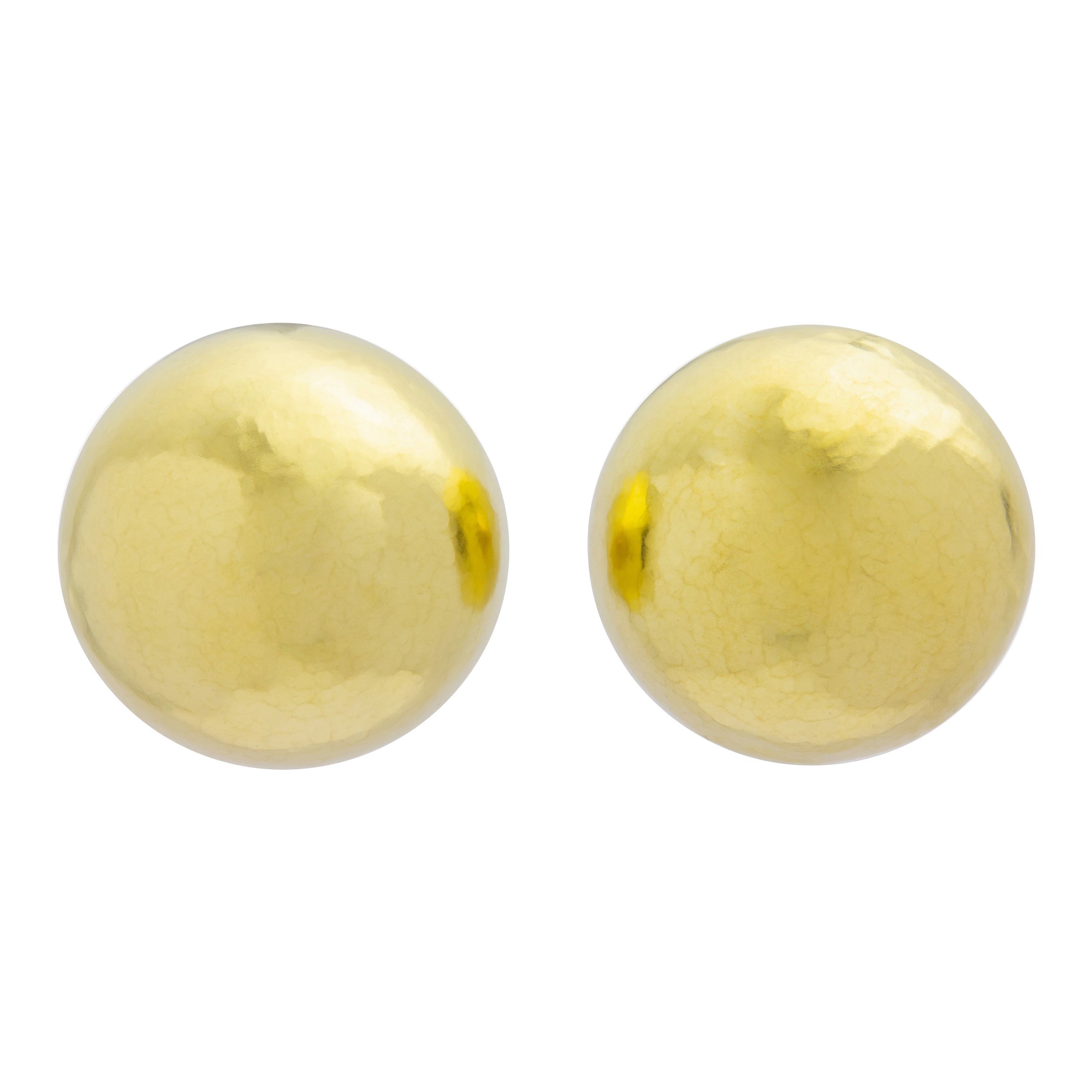 18 Karat Gold Orb Earrings by Karl Stittgen