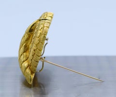 18 Karat Gold Owl Head Pendant and Brooch