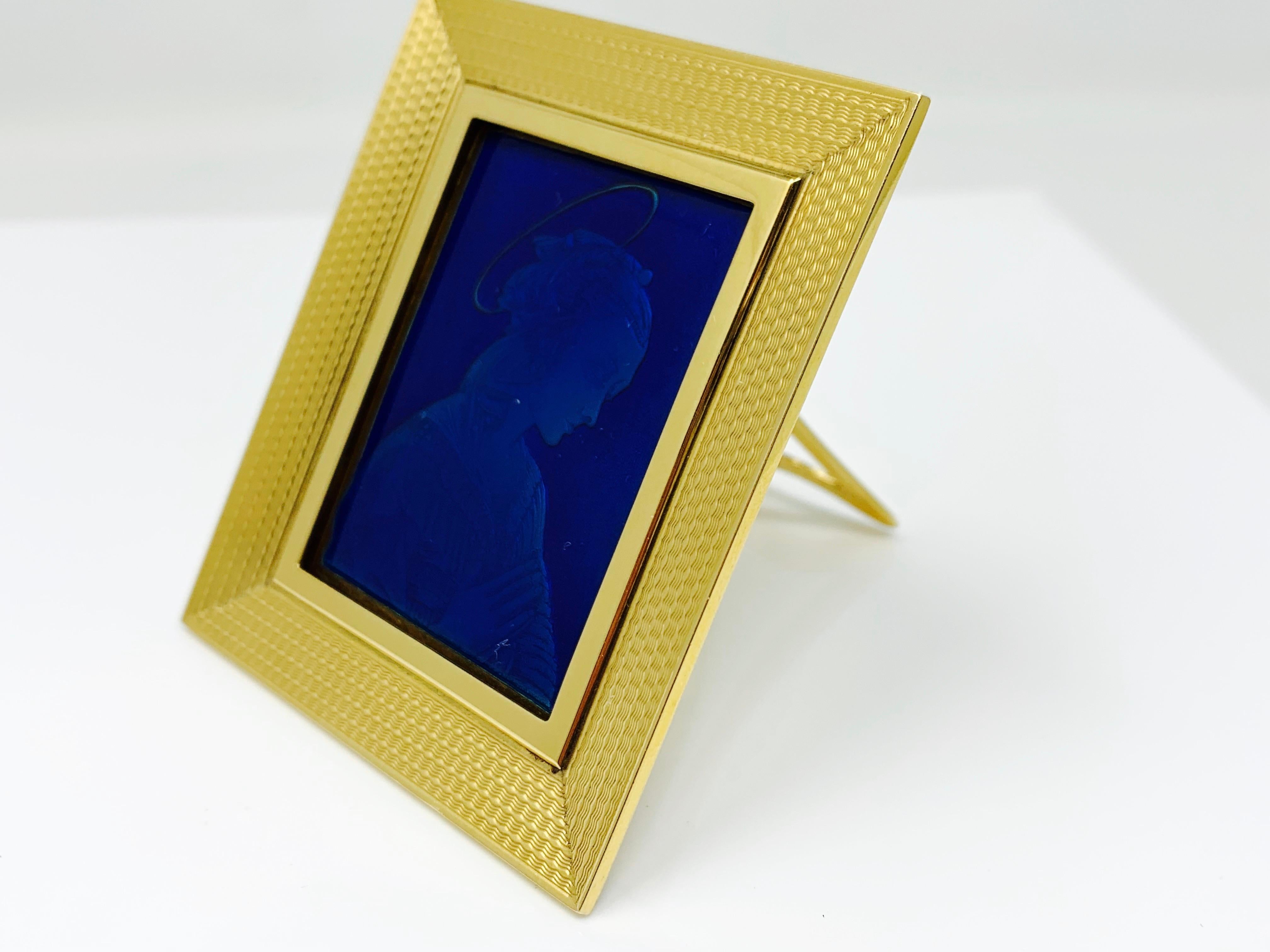 18k gold plated picture frames