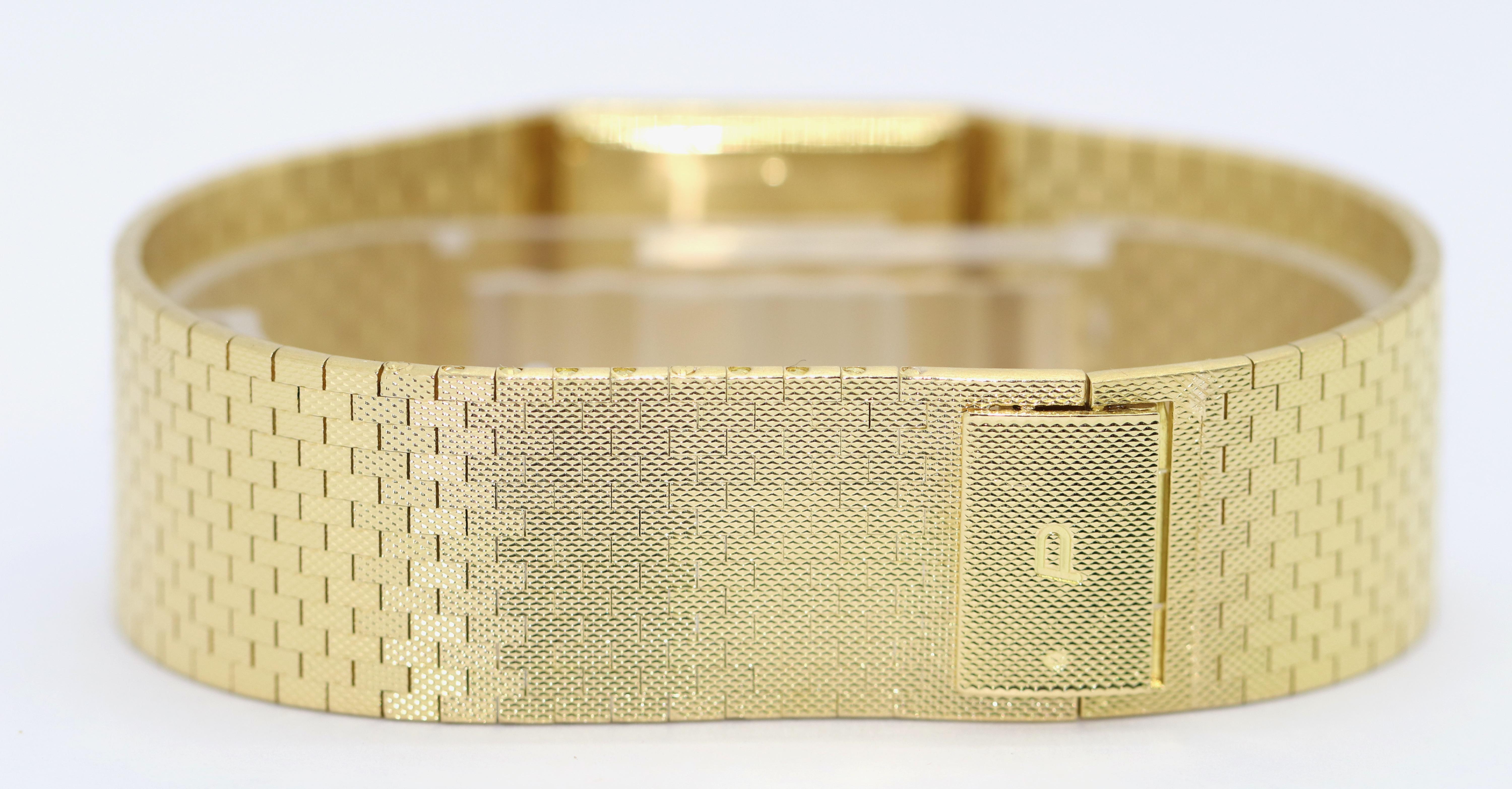 Piaget Polo Damenarmbanduhr aus 18 Karat Gold mit Art-déco-Design Ref, 7131 C38 4