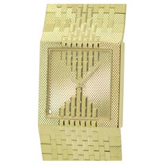 18 Karat Gold Piaget Polo Ladies Wrist Watch Art Deco Design Ref, 7131 C38