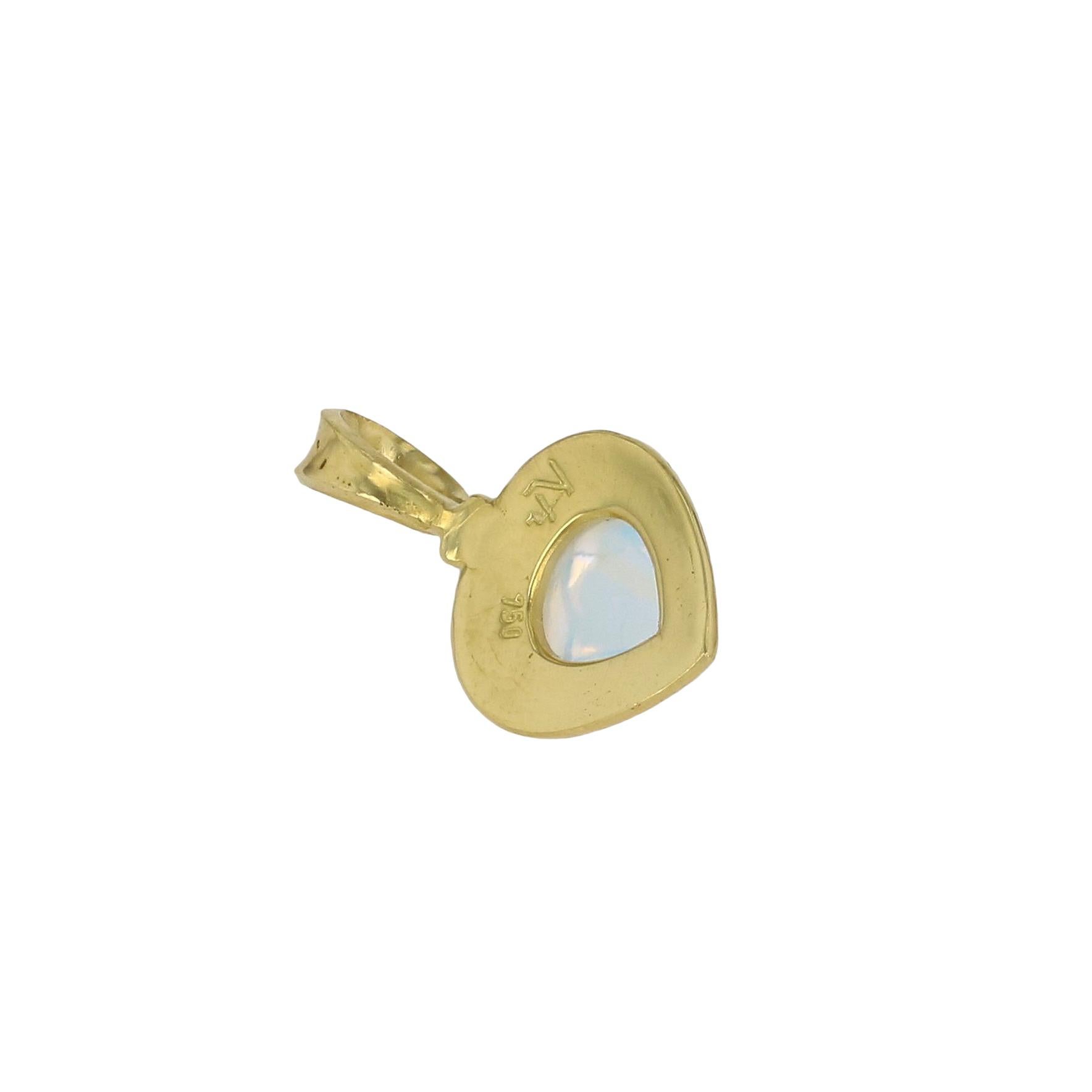 Pendentif en or 18 carats avec granulation en vente 2