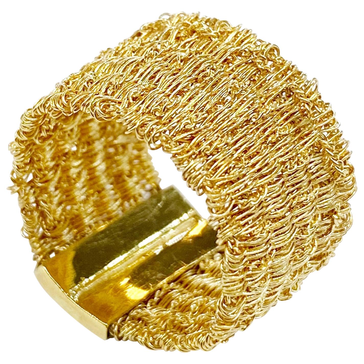 18 Karat Gold Ring For Sale