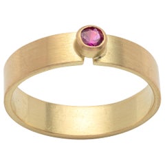 18 Karat Gold Ruby Ring by Kyla Katz