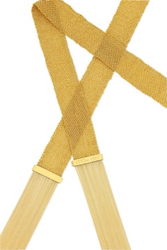 18 Karat Gold Scarf Necklace