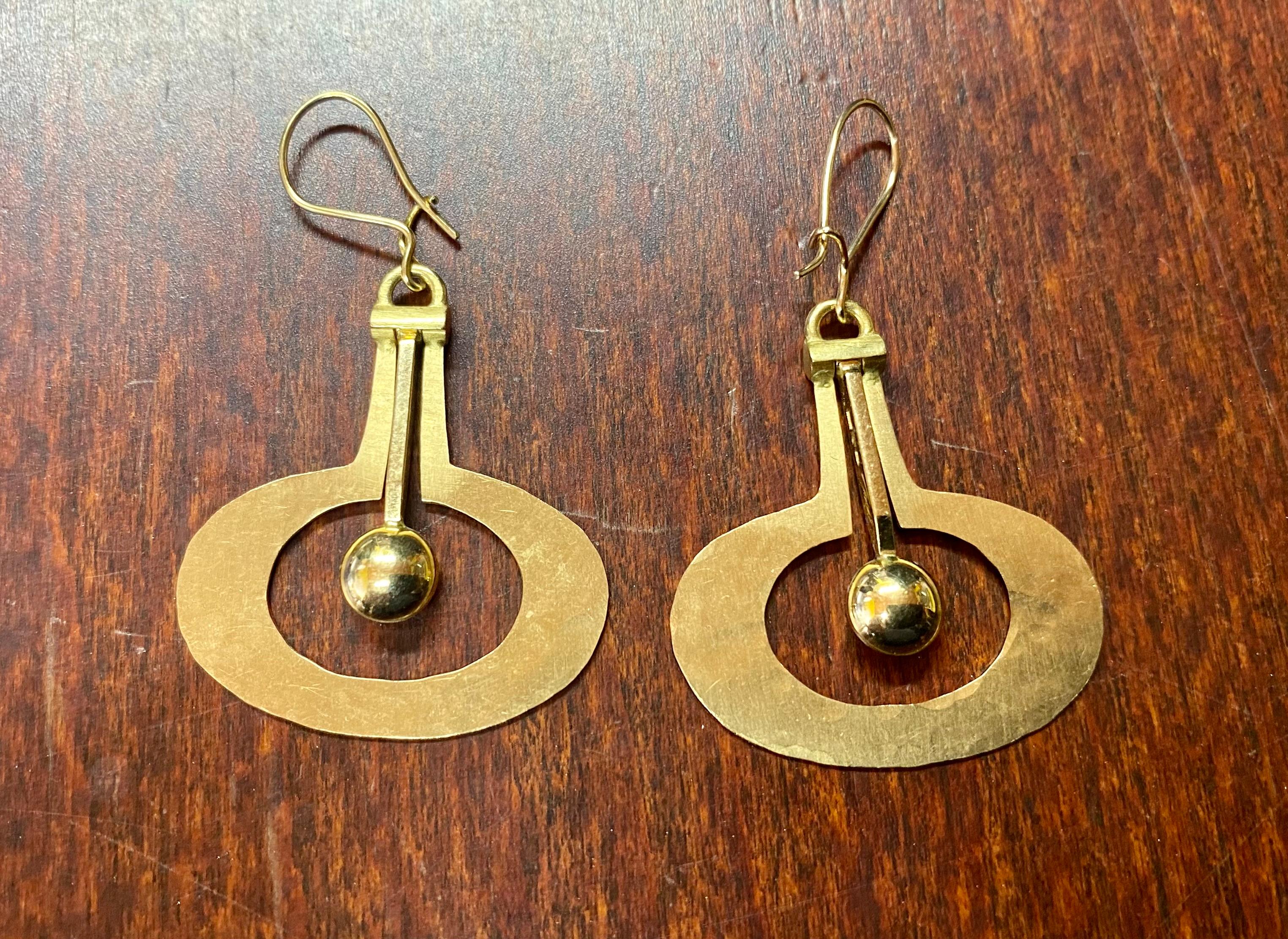 Tapio Wirkkala
Rare Earrings
Pear Earrings in 18K gold designed by Tapio Wirkkala.
Tapio Wirkkala Numbered Jewelry 21/100.
Kultakeskus made these limited edition Gold.
750 = 18 Karat Gold

I also have a lot of other rare jewelry by Tapio Wirkkala