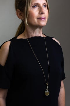 18 Karat Gold, Tiffany & Co Enamelled Pendant Watch on Chain