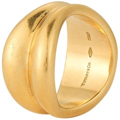 18 Karat Gold Tiffany & Co. Wave Ring