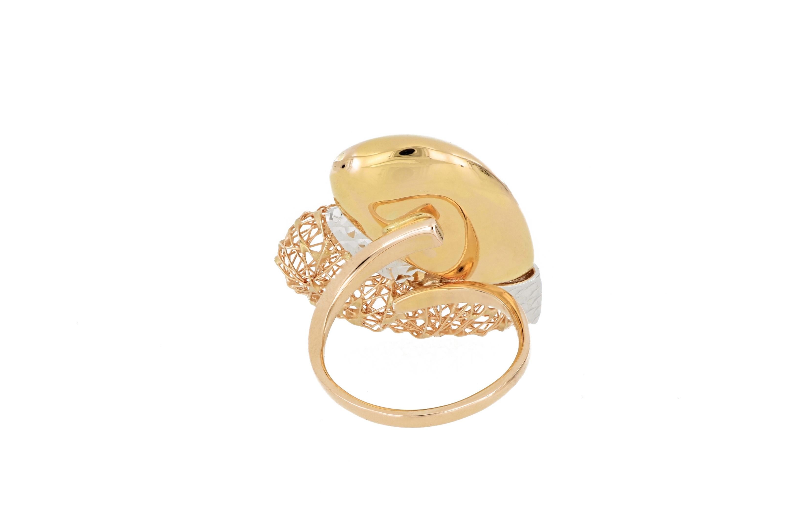 tricolor gold ring