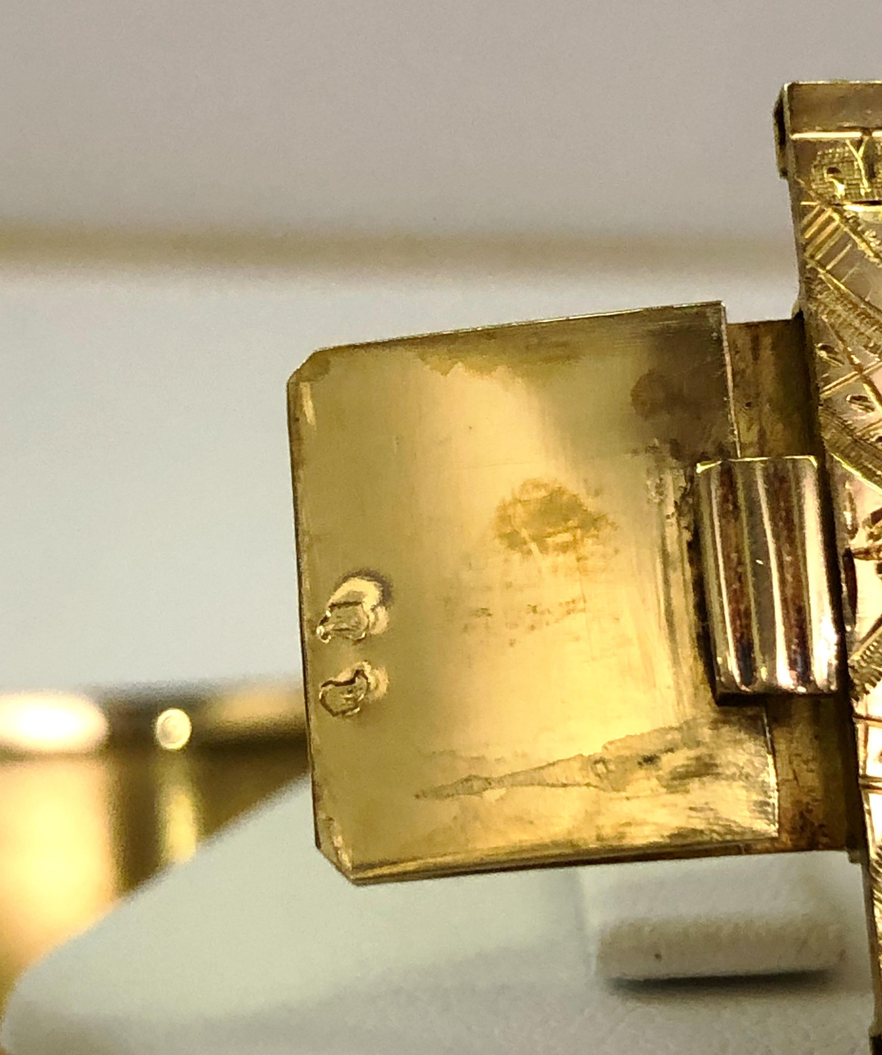 Armband aus 18 Karat Gold mit Türkis und Perlen im Zustand „Gut“ im Angebot in Palm Springs, CA