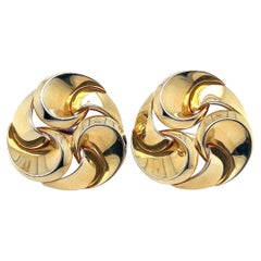 Clips d'oreilles en or 18 carats Vertigo de Marina B, 1996