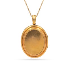 18 Karat Gold Victorian Ruby & Diamond Starburst Locket