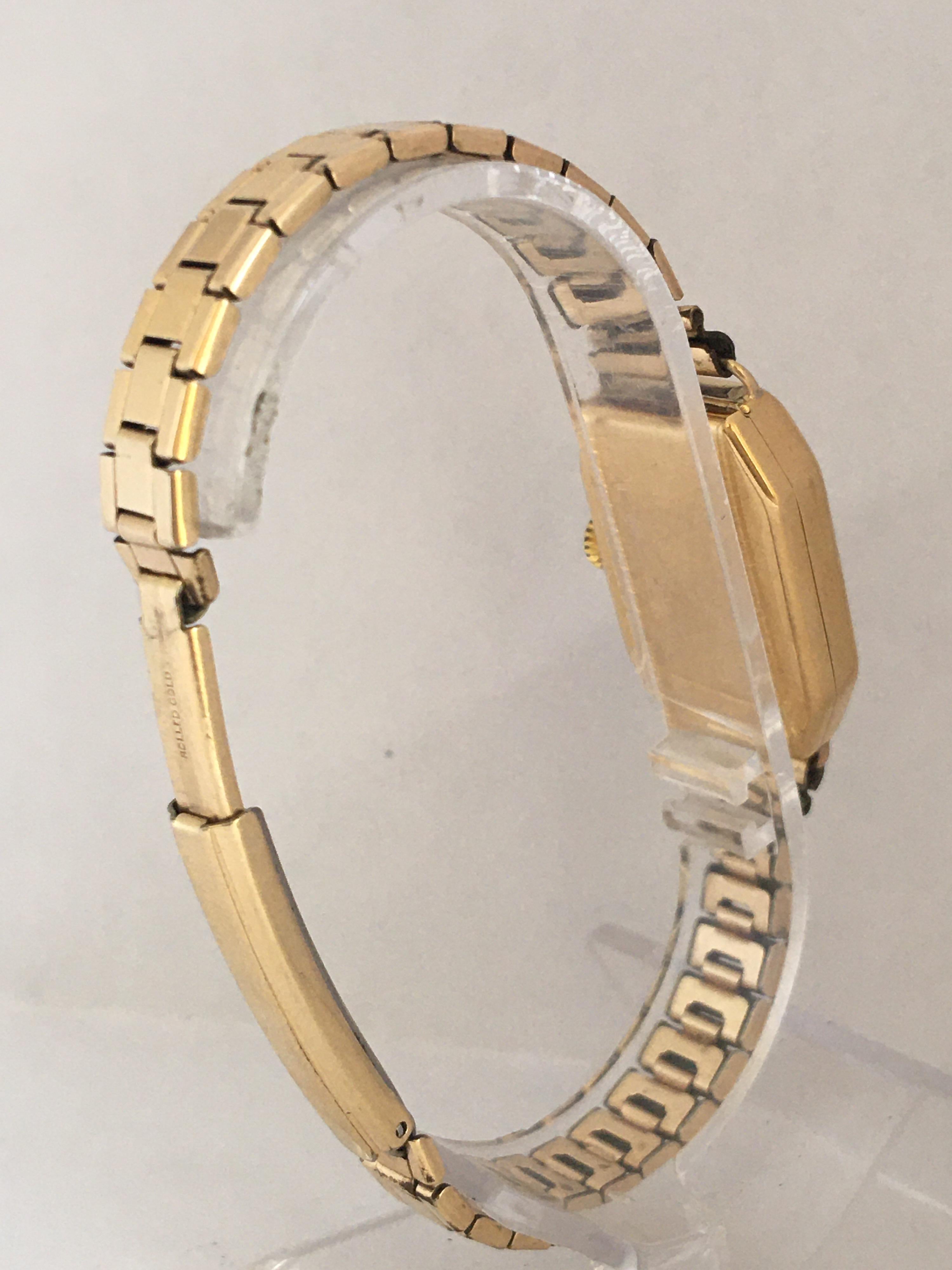 Women's 18 Karat Gold Vintage 1920s J.W. Benson London Ladies Mechanical Watch For Sale
