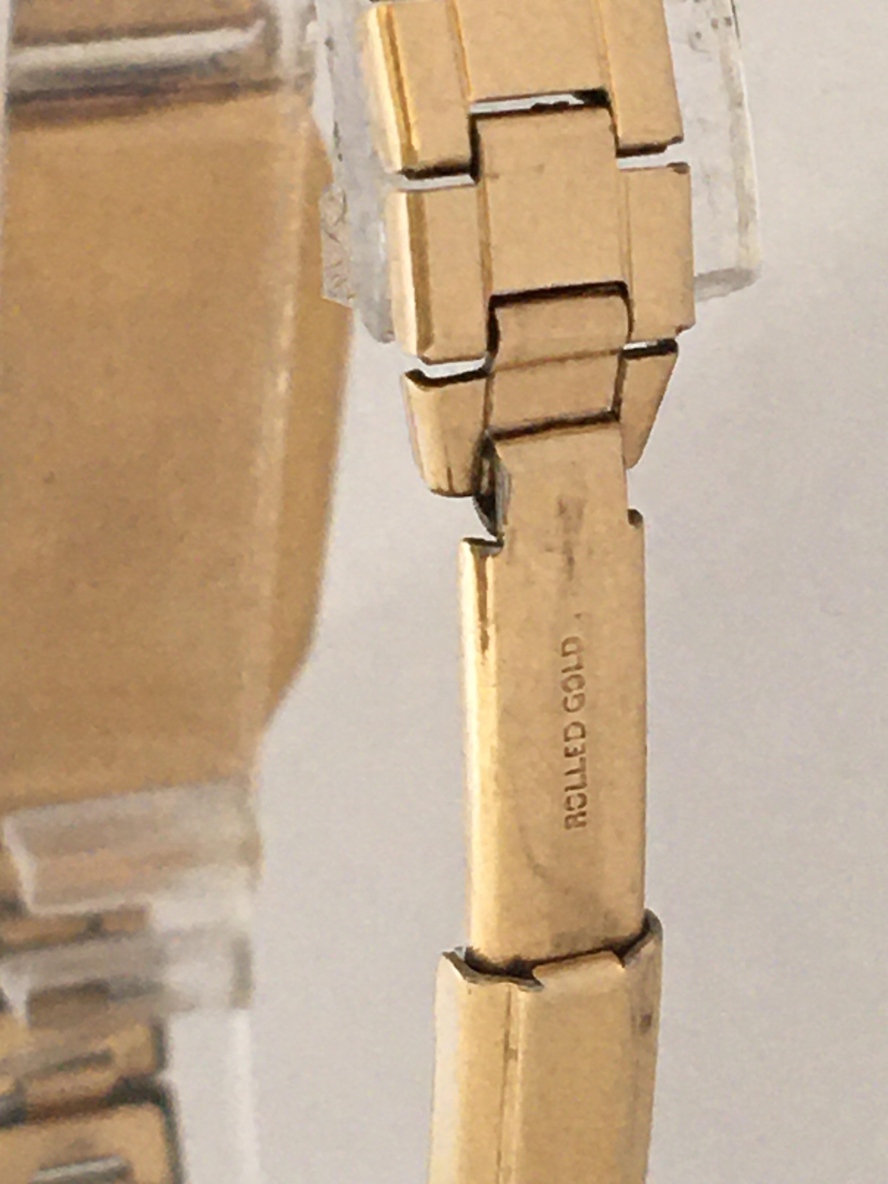 18 Karat Gold Vintage 1920s J.W. Benson London Ladies Mechanical Watch For Sale 1
