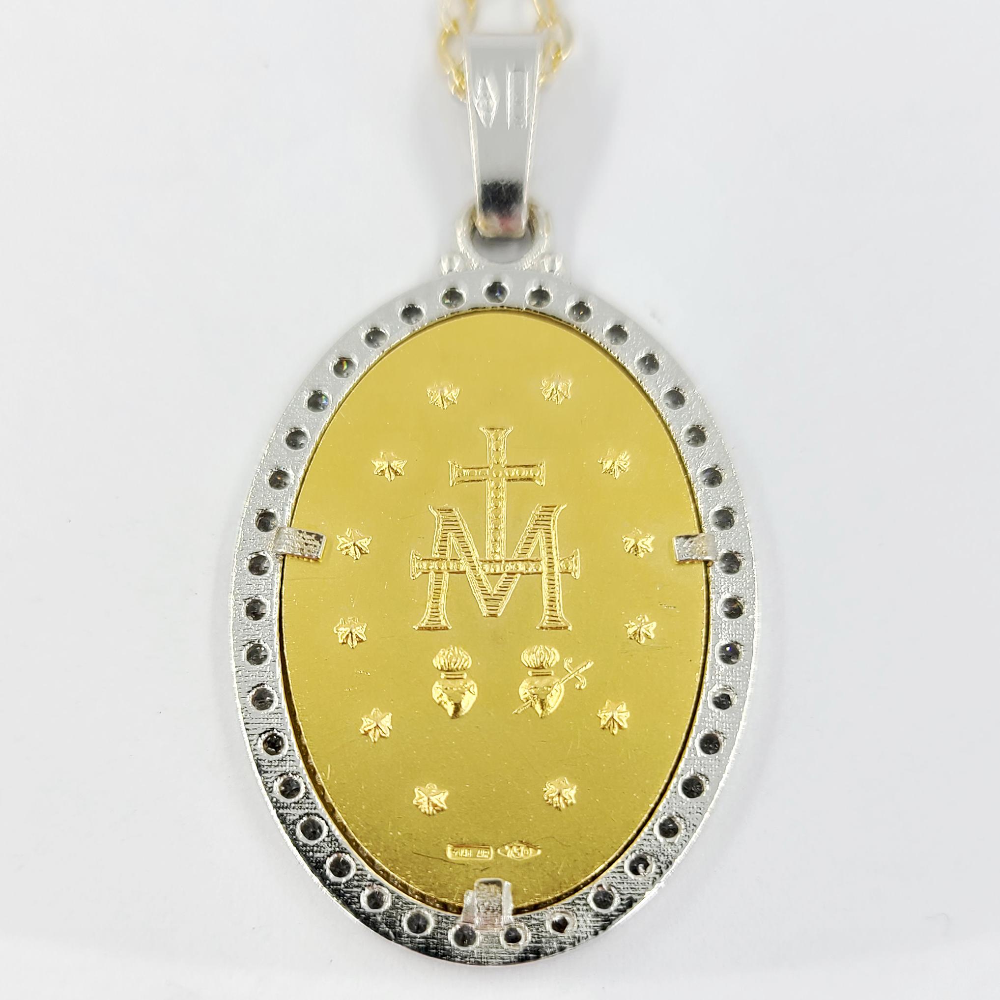 virgin mary gold necklace with diamonds